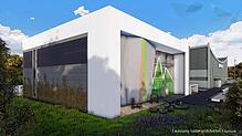 Das geplante Alpinzentrum der DAV Sektion Friedrichshafen soll in unmittelbarer Nachbarschaft zur ZF Arena entstehen.