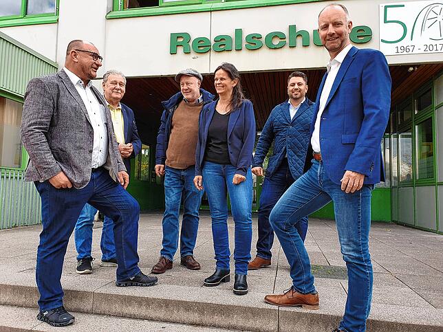 FDP-Besuch in Überlingen, von links: Landtagsabgeordneter Klaus Hoher, Kreisvorsitzender Stefan Zwick, Gemeinderat Peter Vögele, ...