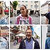 Passanten in der Villinger Innenstadt erzählen von ihren Urlaubsplänen.