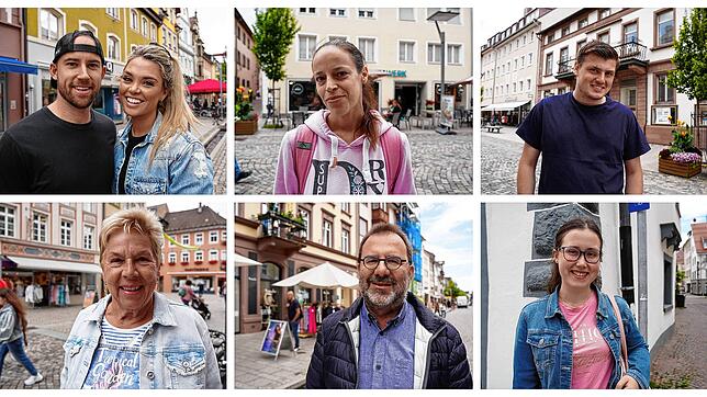 Passanten in der Villinger Innenstadt erzählen von ihren Urlaubsplänen.