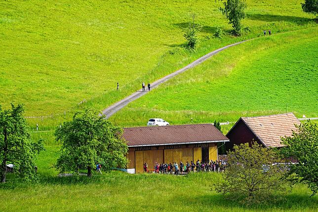 Bild 15: 180 Teilnehmer beim 42-Kilometer-Wandermarathon: Das sind die Bilder