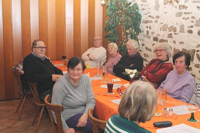 Die Auflösungsversammlung des Behindertensportvereins Hüfingen in der „Ratsstube“.