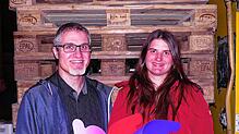 Ronny Wenzel und Lucia Karrer kandidieren für die LBU. Bild: Christiane Keutner