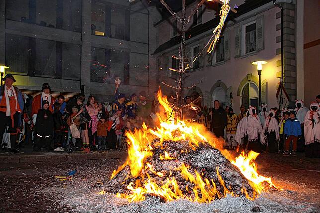 Bild 3: Bilder vom Fasnetverbrennen in Meßkirch 2025: Ein einzigartiges Spektakel!