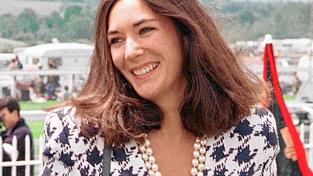 Ghislaine Maxwell im Jahr 1991, Ex-Frau des wegen Sexualverbrechen verurteilten und inzwischen gestorbenen Jeffrey Epstein.