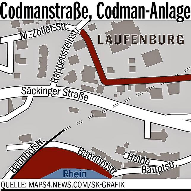 Bild 1: Die Stadt Laufenburg würdigt ihre Wohltäterin Mary Codman mit der Ehrenbürgerschaft, einer Straße und einer ganzen Anlage