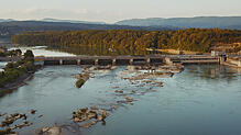 Zwölf Millionen Euro investiert die Naturenergie unter dem Stichwort Rheinfelden 20plus in das Wasserkraftwerk.