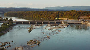 Zwölf Millionen Euro investiert die Naturenergie unter dem Stichwort Rheinfelden 20plus in das Wasserkraftwerk.