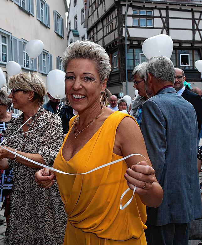 Bild 10: Anita Hofmann hat im Meßkircher Rathaus "Ja" gesagt