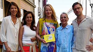 Katrin Klodt-Bußmann, Hauptgeschäftsführerin der IHK Hochrhein-Bodensee, Grünen-Politikerin Nese Erikli, Umweltministerin Thekla Walker, ...