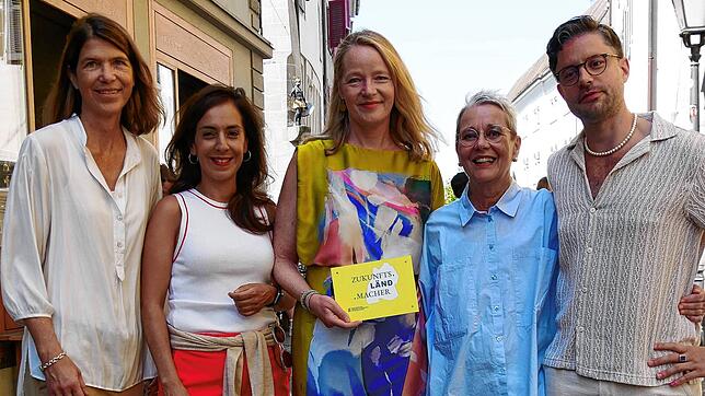 Katrin Klodt-Bußmann, Hauptgeschäftsführerin der IHK Hochrhein-Bodensee, Grünen-Politikerin Nese Erikli, Umweltministerin Thekla Walker, ...