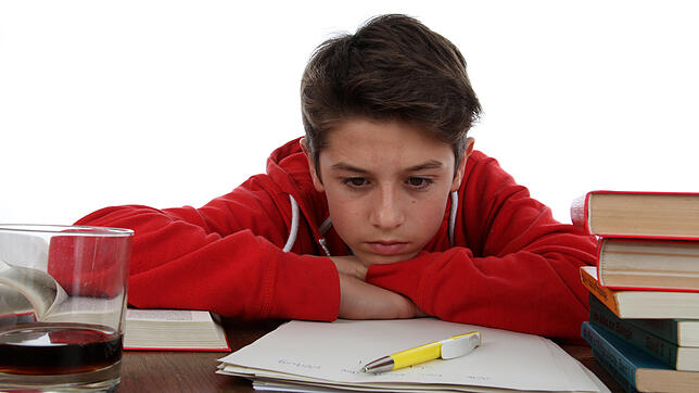 Puh &ndash; so viele Hausaufgaben: Doch Studien zeigen, dass Schüler, die ihre Hausaufgaben regelmäßig erledigen, sich später auch in ...