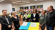 Der Ukrainische Verein Singen hat am dritten Jahrestag des russischen Überfalls auf die Ukraine zu einer Gedenkveranstaltung in den ...