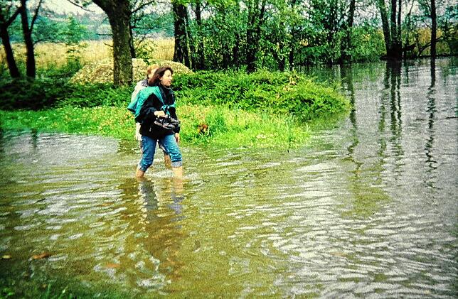 Bild 32: Hochwasser am Bodensee 1999: Diese Leserbilder zeigen das Ausmaß in Konstanz