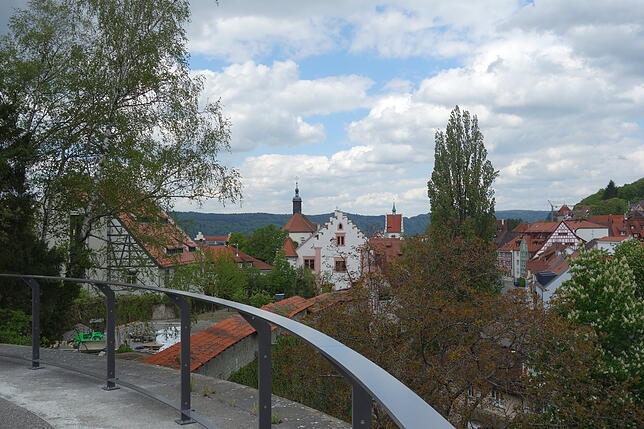 Ein Ausblick vom Rosenobelturm.