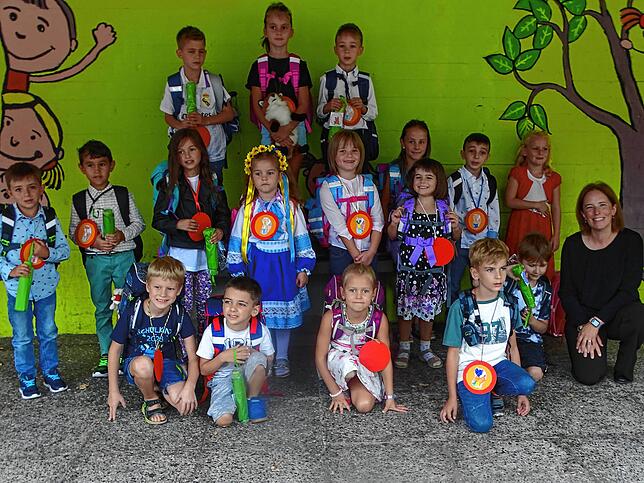 21 Kinder wurden in die Klasse 1a der Theodor Heuss Schule Waldshut eingeschult. Klassenlehrerin ist Ulrike Marquart.