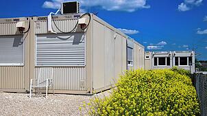 22 Flüchtlinge sind derzeit in der Container-Anlage in Meßkirch untergebracht.