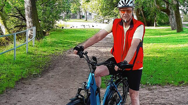 Ingolf Kieper (73) wurde 2022 auf seinem Fahrrad von einem Hund attackiert. Den verantwortlichen Hundehalter konnte er jetzt überführen.
