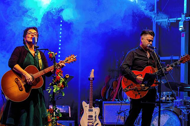 Bild 9: Maria & The Rhythm Boosters beim Schwenninger Kürbisfest am Samstagabend