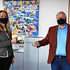 Symbolisch übergab Hans-Jürgen Osswald seiner Nachfolgerin Marina Jung gestern den Rathausschlüssel. Die 38-Jährige trat gestern ihre ...