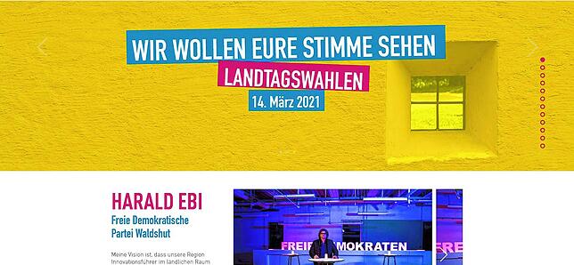Bild 4: Von engagiert bis unsichtbar: So präsentieren sich die Landtagskandidaten des Wahlkreises Waldshut im Internet