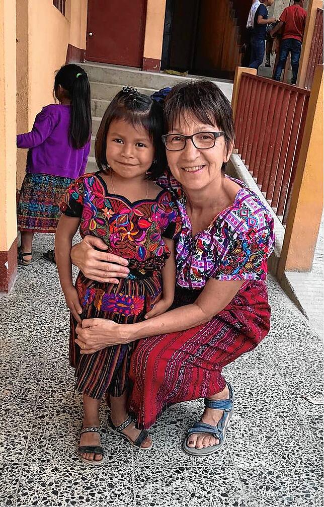 Maria Fritz hat sich die Hilfe für bedürftige Kinder in Guatemala und der Ukraine groß auf die Fahne geschrieben.