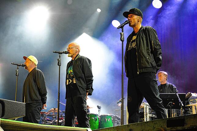 „Hallo Schaffhausen“: sagen Fanta 4 (von links) mit Smudo, Thomas D, Michi Beck und And.Ypsilon.