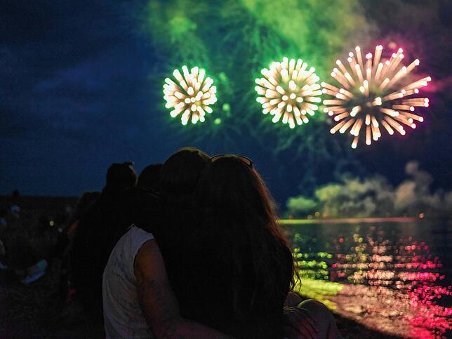 Bild 22: Bilder vom Feuerwerk beim Seehasenfest