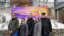Pfarrer Sebastian Degen, Gemeindereferentin Sybille Konstanzer, Pastoralreferent Johannes Schramm, Diakonin Tina Klaiber und ...