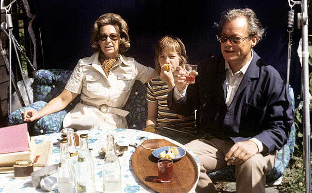 Die Kleinfamilie Brandt im Juli 1972 in den Sommerferien in Norwegen. Von links: Mutter Rut, Sohn Matthias und Vater Willy. Die Familie ...