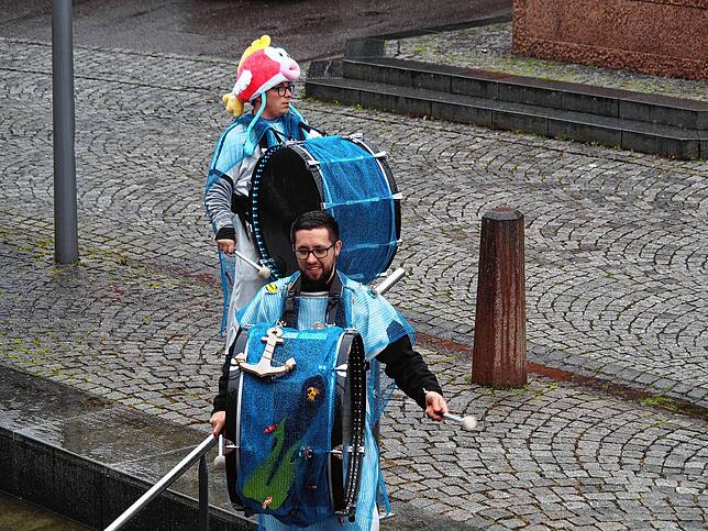 Bild 24: Bilder der Rathausstürmung: Bürgermeister Morasch verliert Dreizack der Macht bei Lottstetter Fasnacht