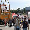 Hoch hinaus ging es bei der Gewerbeschau in Riedböhringen mit Holzbau Müller. Das Angebot, die Heimat aus der Vogelperspektive zu sehen, ...