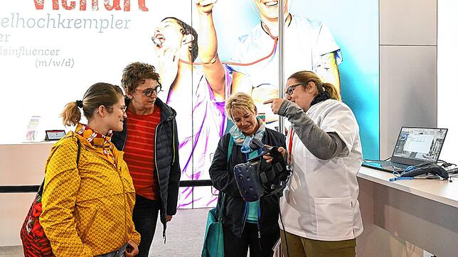 Auch Gesundheitsberufe sind bei der Job-Messe vertreten.
