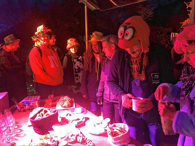 Bild 12: Frühmorgens startet der Schmotzige in Immenstaad und Kippenhausen