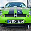 Grasgrün mit Rallyestreifen: Der Lupo aus St. Georgen ist ein Hingucker.