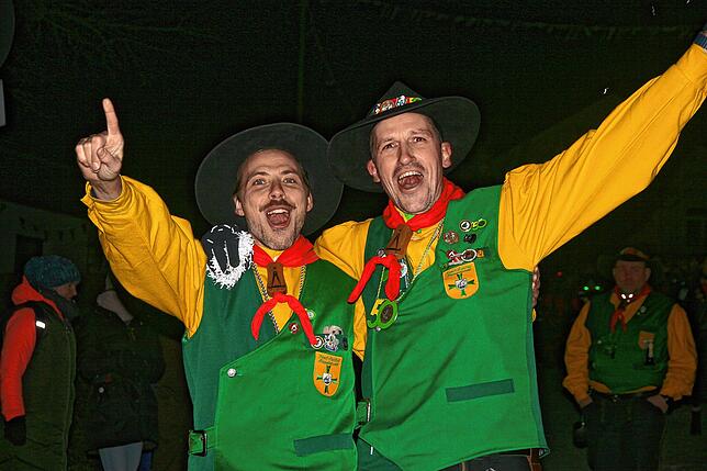 Bild 13: Sunnelöscherzunft feiert ihren 60. Geburtstag: Bilder vom großen Nachtumzug und der Geburtstagsparty