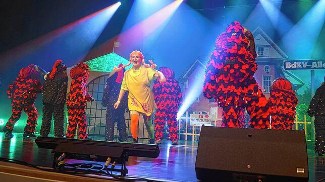 Pipi Langstrumpf feiert Fasnet in Villingen. Beim Ball der kleinen Vereine sorgt dies für eine Menge Spaß.