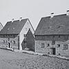 Die Häuser an der Frongartenstraße kurz nach ihrer Fertigstellung 1950.