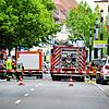 Großeinsatz in Singen mit viel Polizei, Feuerwehr und Rettungskräften. Die Lage ist am Donnerstag, 16. Mai, lange unklar.