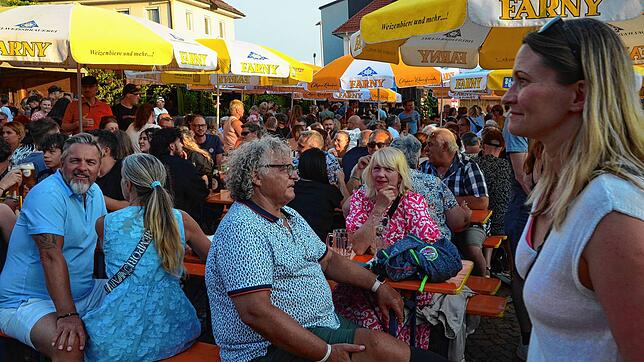 Gutes Wetter, gute Musik und gute Stimmung am Samstagabend.