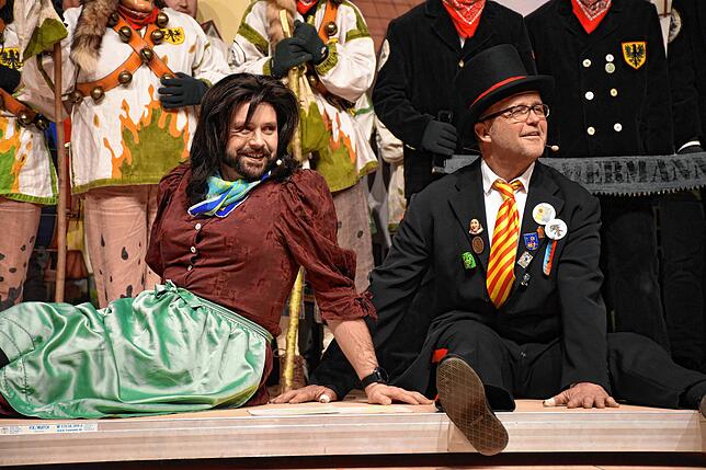 Bild 15: Die schönsten Bilder vom Bühnenprogramm des Zunftballs der Frickinger Dreckspringer