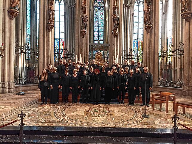 Auch außerhalb von Konstanz gern gehört: der Kammerchor.