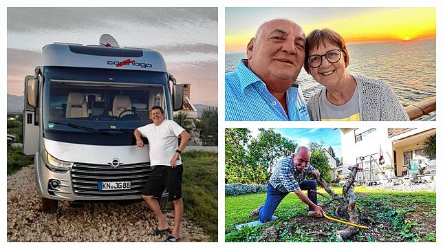 Wirte im Leben danach: Achim Gretzmeier bereist mit Wohnmobil und Ehefrau Marion Europa; Herbert Brand und seine Gattin Ina lieben ...