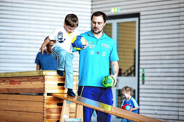 Im HSG-Sportgarten geht es nicht nur ums Handballspielen – Koordination und sportliche Aktivität jeder Art stehen ebenfalls auf ...