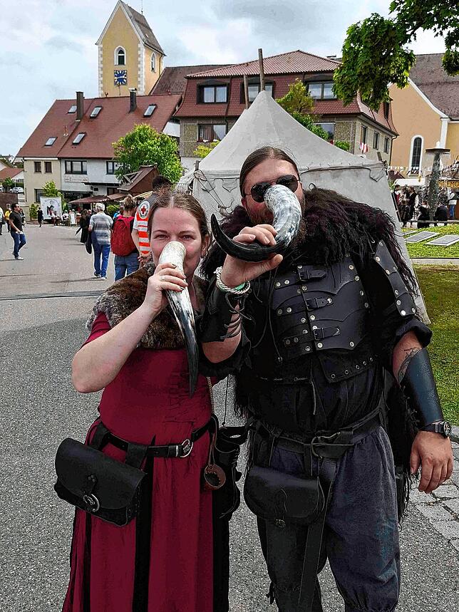 Bild 6: Mittelalter hautnah: Tausende beim 7. Stettener Spectaculum mit Rittern, Gauklern und Magiern