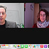 Krankenhaushygieniker Stefan Bushuven im virtuellen Interview mit SÜDKURIER-Mitarbeiterin Kirsten Astor. Screenshot: Kirsten Astor