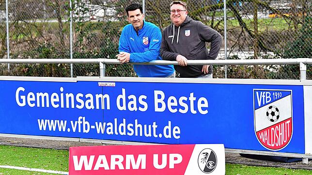 Stolze Bilanz: Jugendleiter Jürgen Schwering (links) und Vorsitzender Klaus Fricker blicken nach einem guten halben Jahr zufrieden auf ...