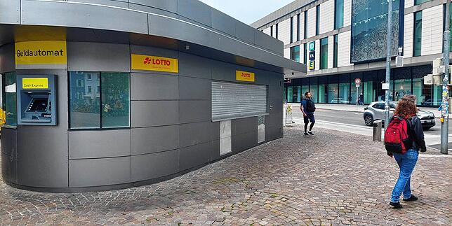 Die Verkaufsstelle am Bodanplatz ist seit knapp einem Monat dicht.