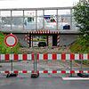 Die Unterführung in der Schlachthausstraße ist noch immer gesperrt. Hier kam es am Mittwoch infolge des Starkregens zu kleineren ...