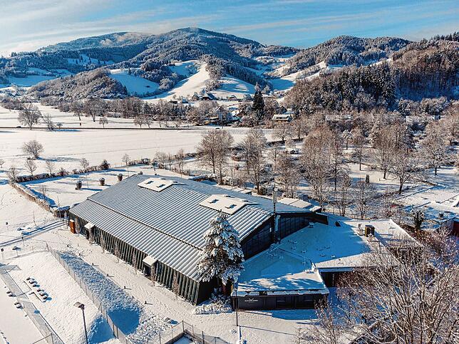 Die Black Forest Studios aus der Vogelperspektive.